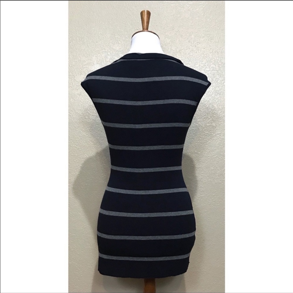 Bailey 44 Striped Jersey Cowl Neck Top - Picture 2 of 6